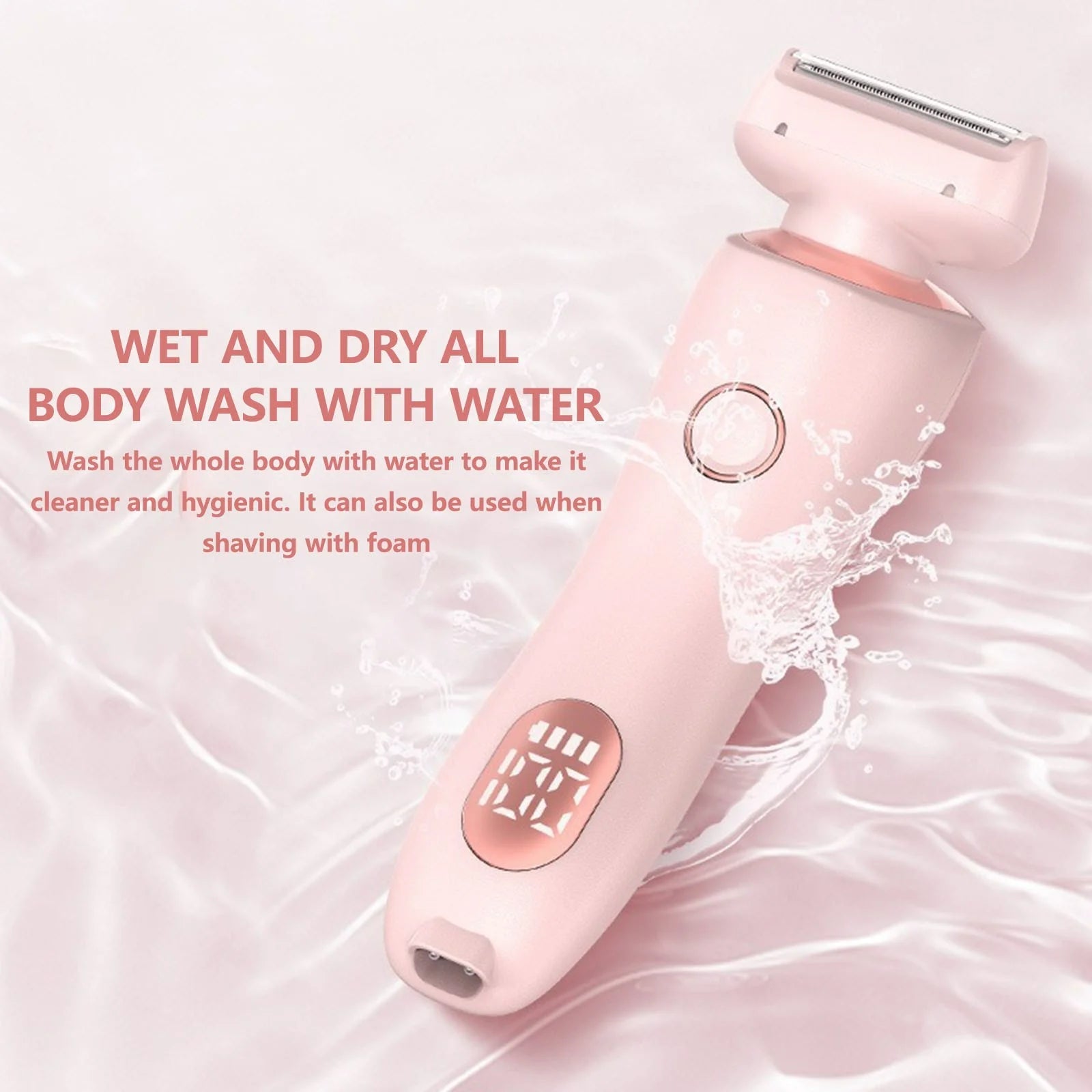 New 2-In-1 Shaver with Display Screen Hair Removal Device for Women'S Armpit and Pubic Hair Removal Device
